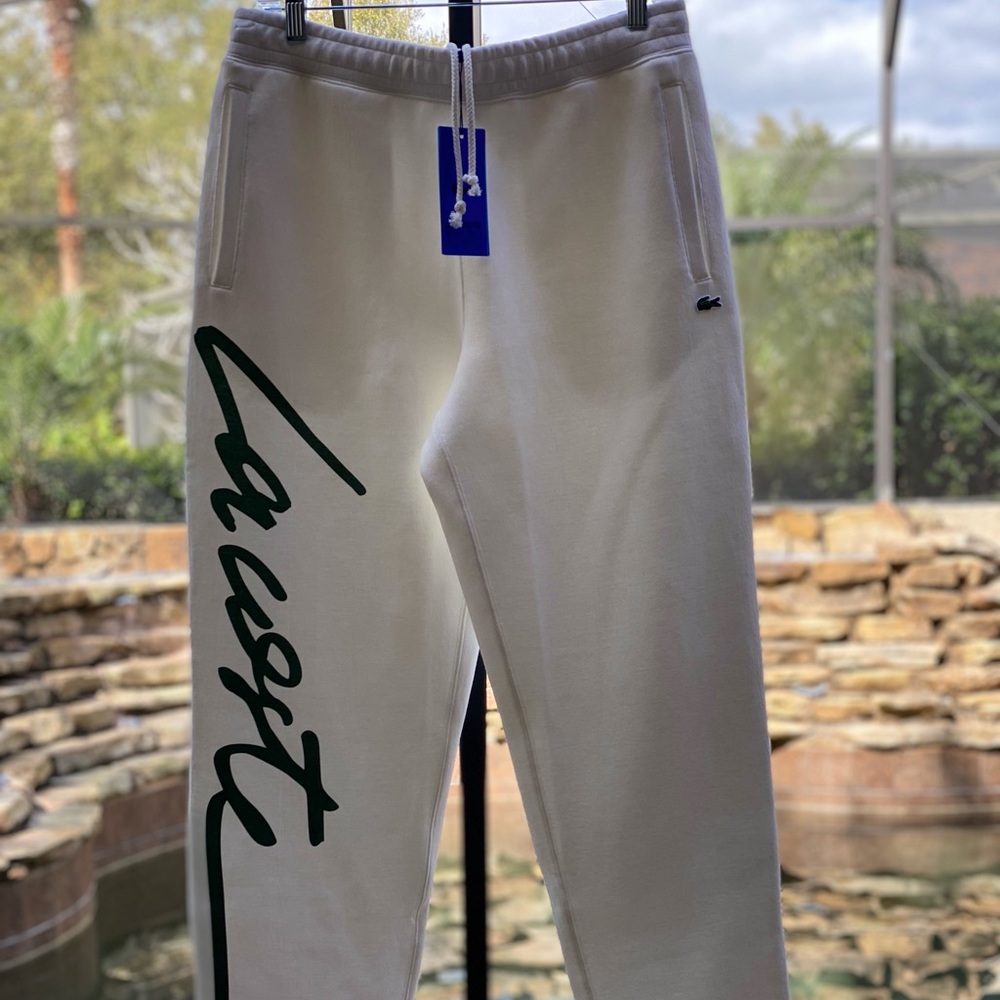 LACOSTE‎ LIVE SIGNATURE TEXTURED FLEECE SWEATPANTS